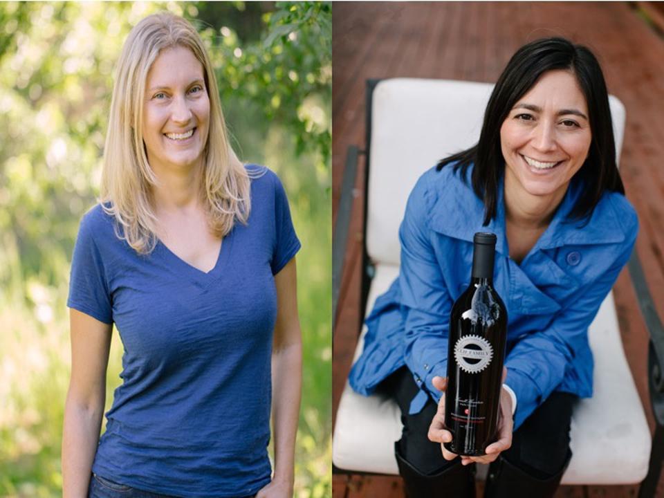 Linzi Gay, President and Laura Barrett, Winemaker of Clif Family Winery in Napa Valley
