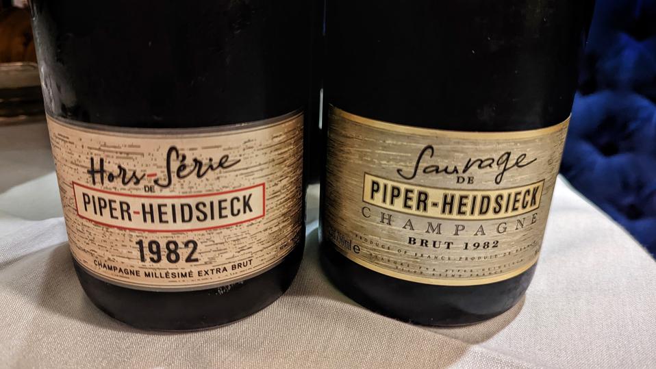 Hors-Série de Piper-Heidsieck 1982 and Brut Sauvage de Piper-Heidsieck 1982