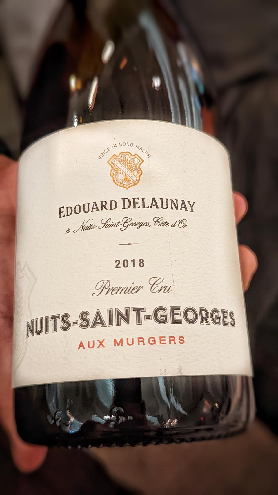 2018 Edouard Delaunay, Nuits-Saint-Georges 1er Cru “Aux Murgers” 