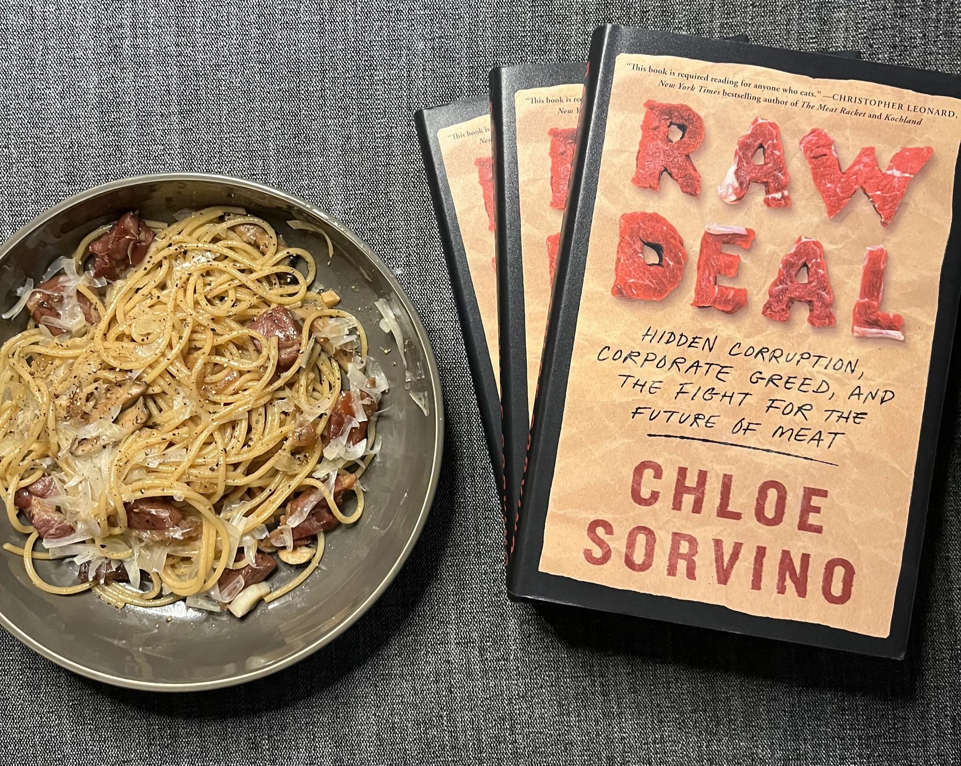 Nothing like a winter bowl of pasta and a good book.