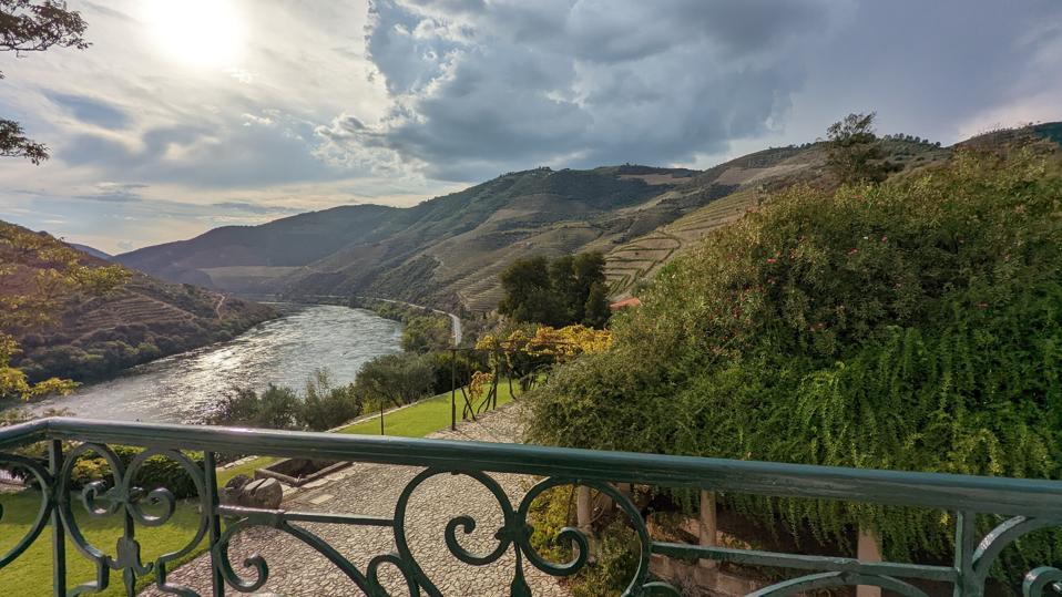 View from the second floor balcony of the Symington family home on the Quinta dos Malvedos property