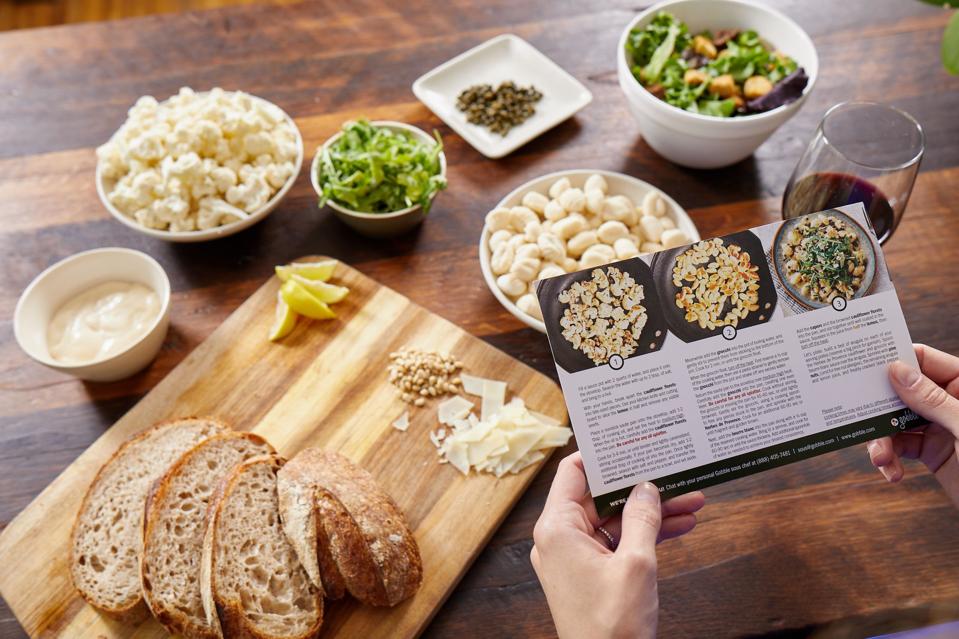 Gobble grew it's popularity for marketing itself as a the 15 minute meal kit.
