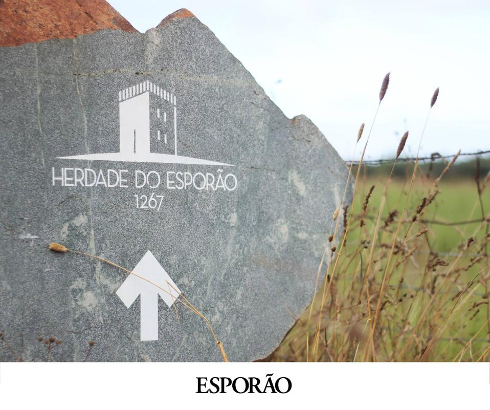 Sign to Herdade do Esporão estate  Photo Credit Esporão