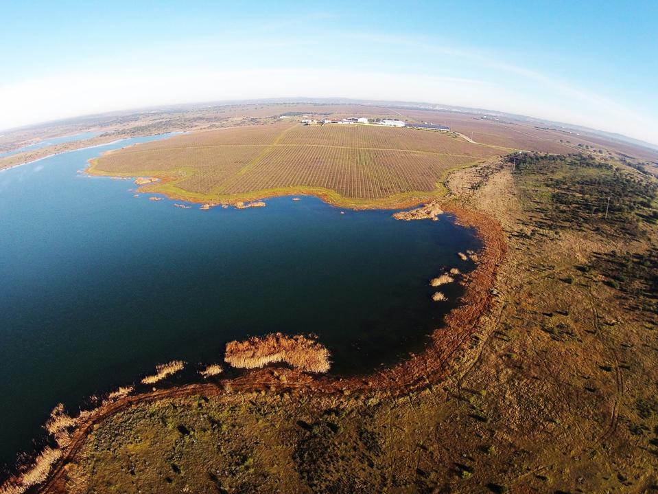 Bird's-eye view of Esporão estate Photo Credit Esporão
