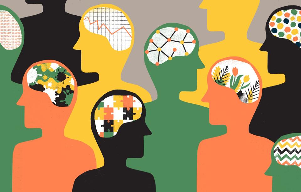 Grupo de personas con diferentes personalidades