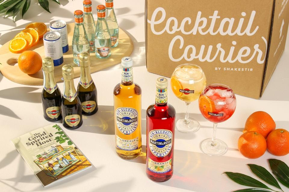 Martini & Rossi Spritz Mindfully kit with Floreale, Vibrante and proseccco