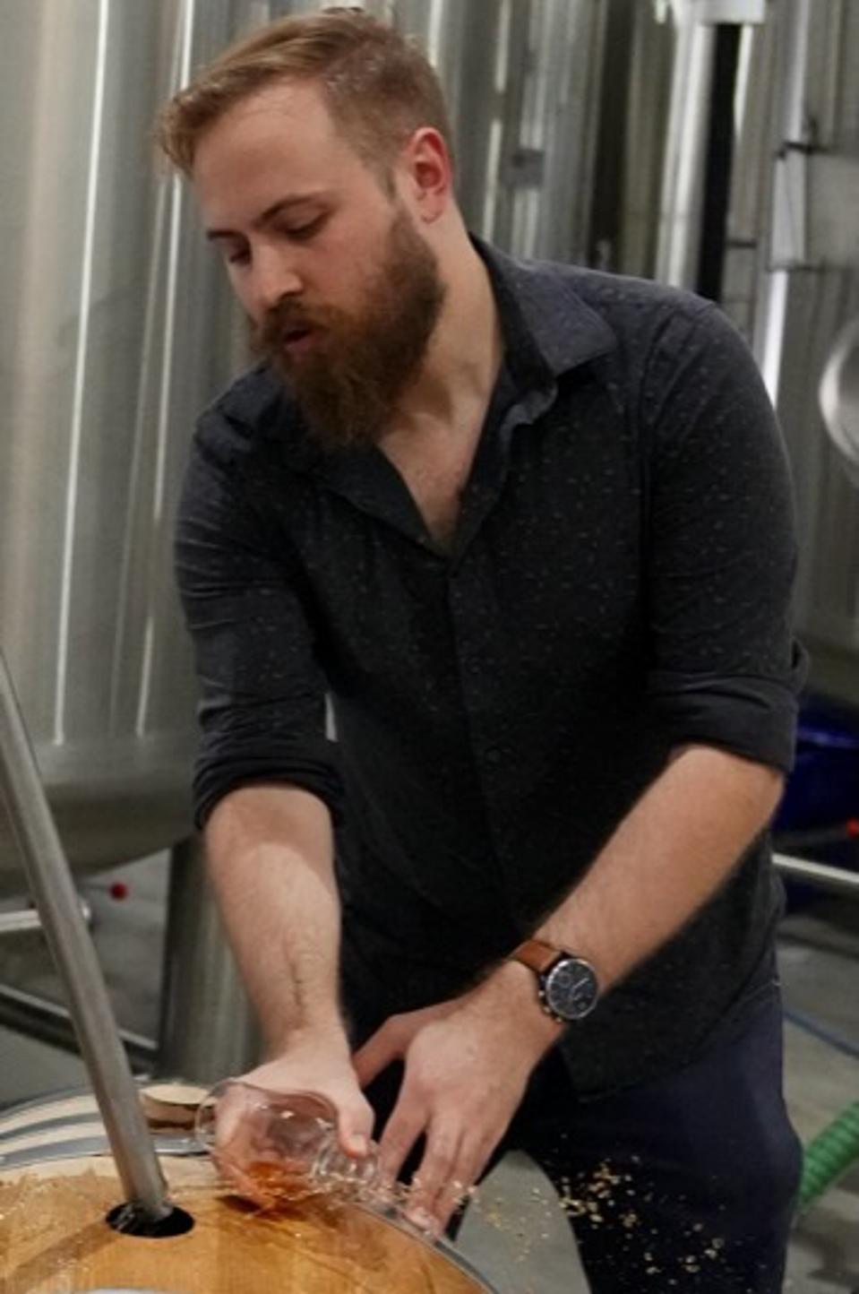 Nick Scarff, the master blender of Bear Fight American Single Malt Whiskey.