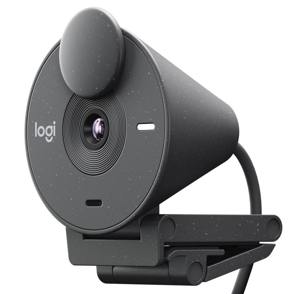 Веб-камера Logitech Brio серії 300 показує конфіденційну шторку