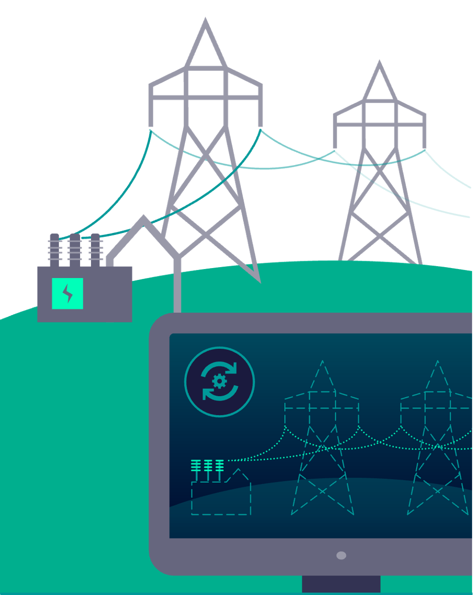 Gráfico de gemelo digital Energycrisis