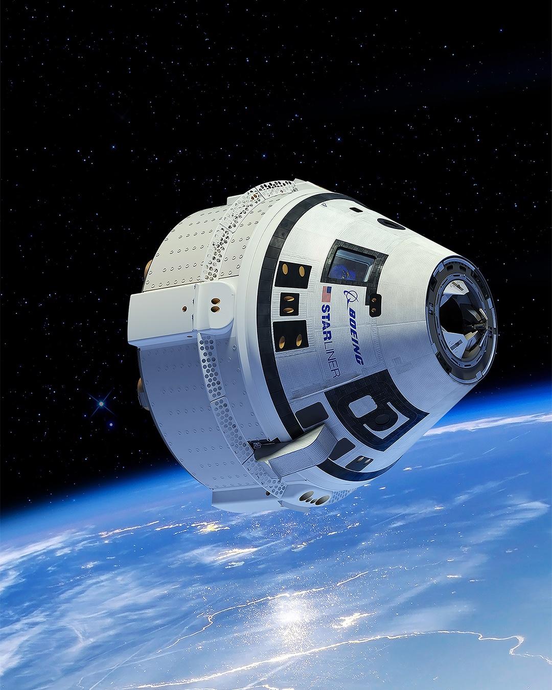 Ілюстрація Boeing CST 100 Starline від Boeing