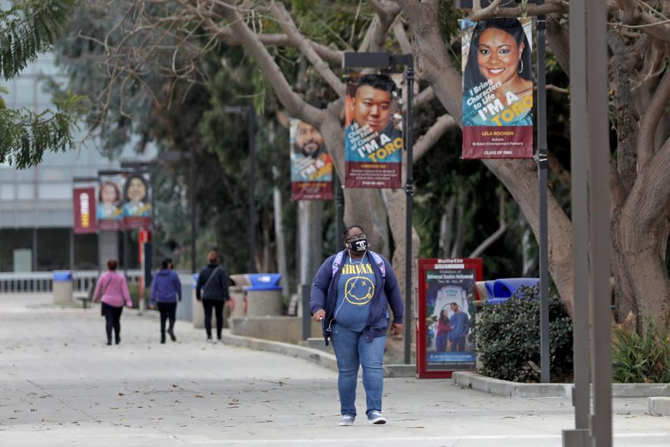 increase in UC applications and conversely, a sharp decrease in CSU applications