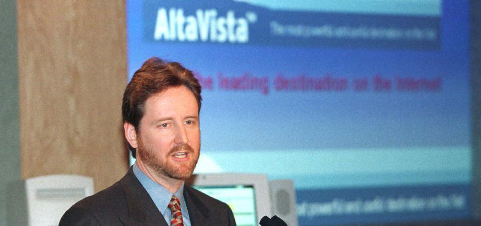 Rod Schrock Presidente y CEO de la recién formada AltaVista