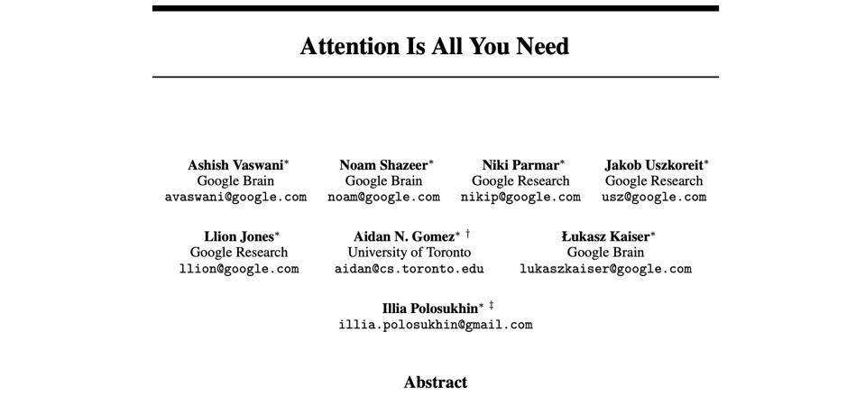 Documento de Google Brain sobre transformadores