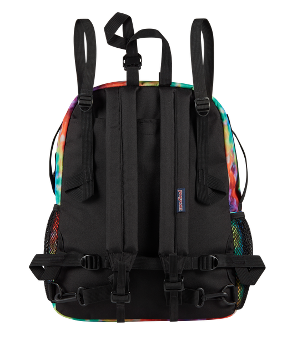 Straps and attachments on back of Central Adaptive Backpack