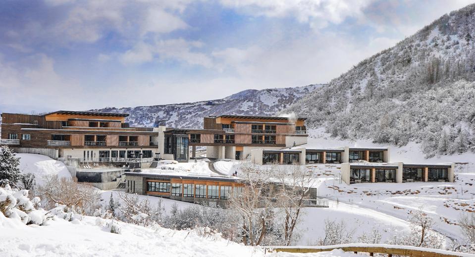 a luxury hotel lodge