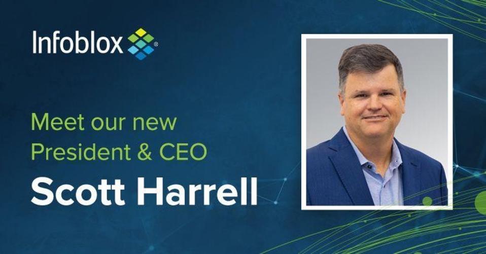 Infoblox, director ejecutivo, Scott Harrell