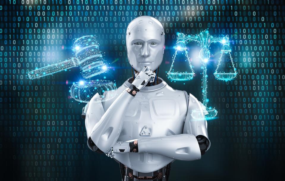 Концепція кібер-закону або Інтернет-права з ai роботом