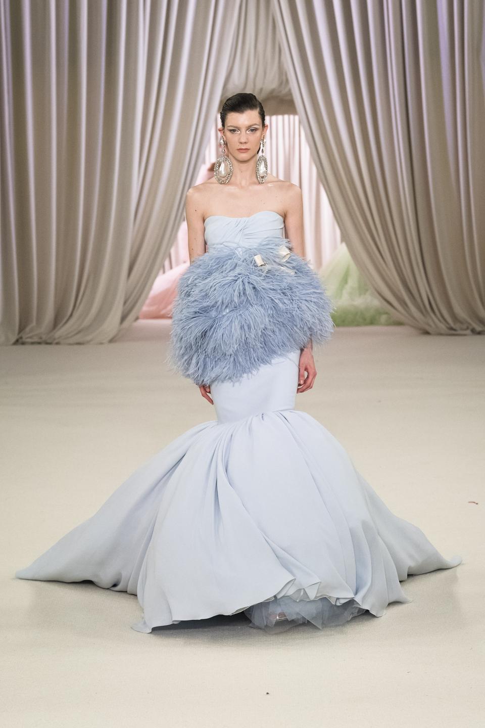 princess polly baby blue dress Giambattista Valli main image 0