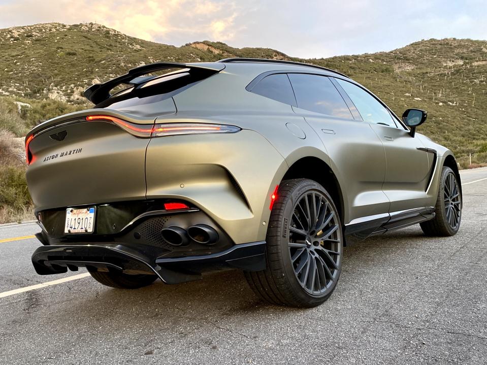 Test-Driving The 697-Horsepower Aston Martin DBX707, A Ferocious