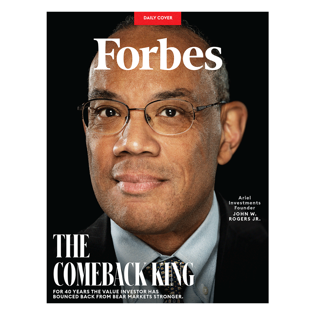 Jamel Toppin en la tapa de Forbes Estados Unidos.