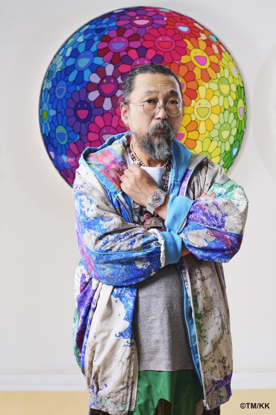 Hublot And Takashi Murakami Unveil Unique Rainbow Gemstone Watch, NFT