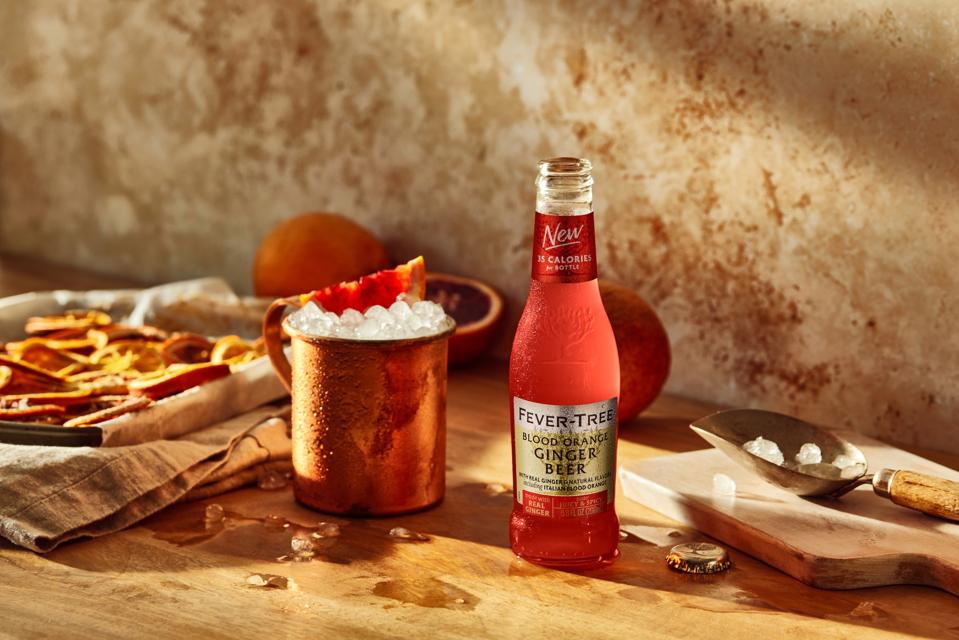 The latest offering from Fever-Tree, Blood Orange Ginger Beer.