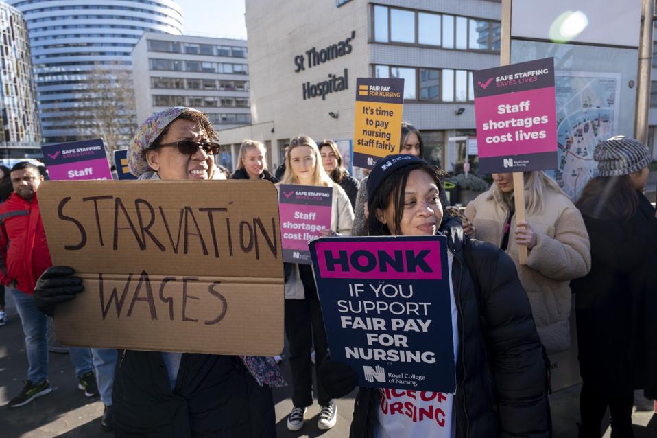 England’s Health Service Enters Biggest-Ever Week Of Strikes