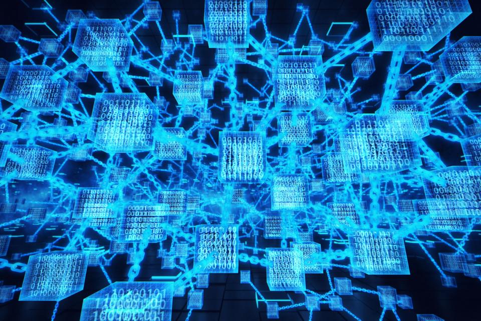 Blockchain background
