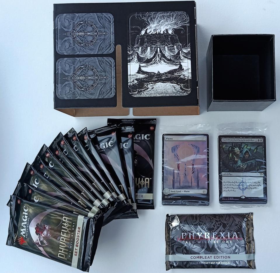 Unboxing The MTG: Phyrexia: All Will Be One Bundle: Compleat Edition Unboxing The MTG: Phyrexia: All Will Be One Bundle: Compleat Edition