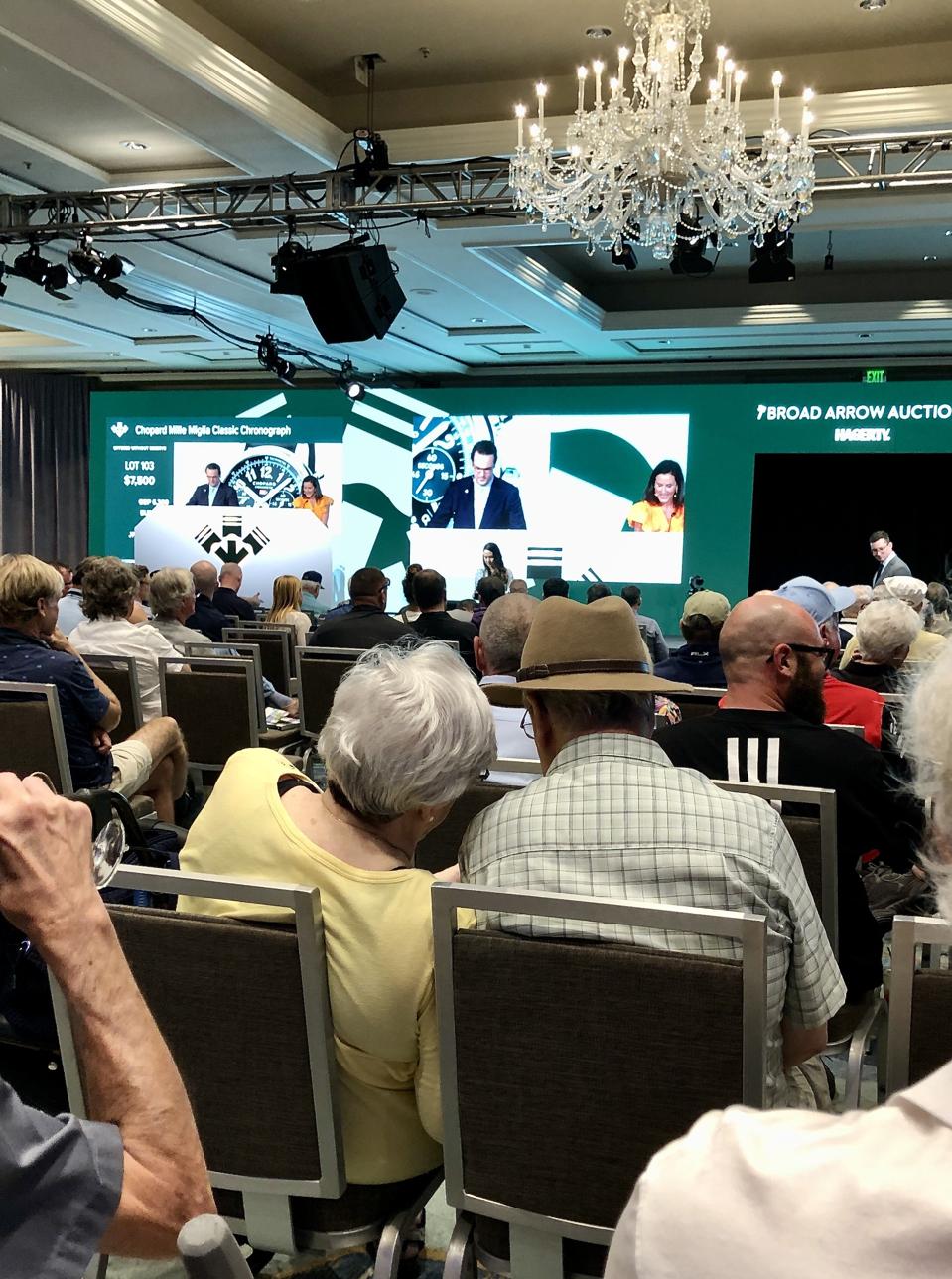 The Mille Miglia Classic Chronograph sold for $9,000 at charity auction 