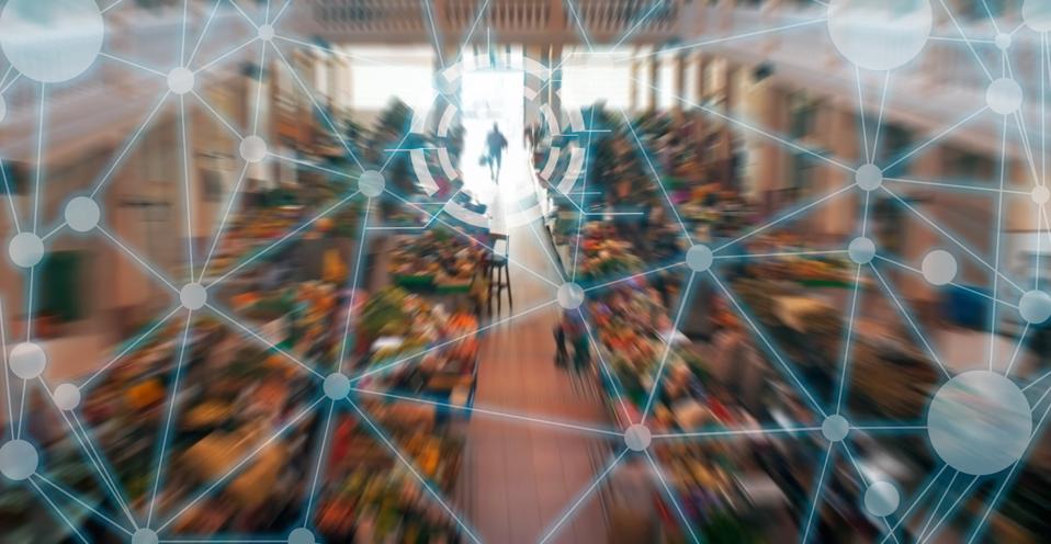 Connected market shopping in smart city