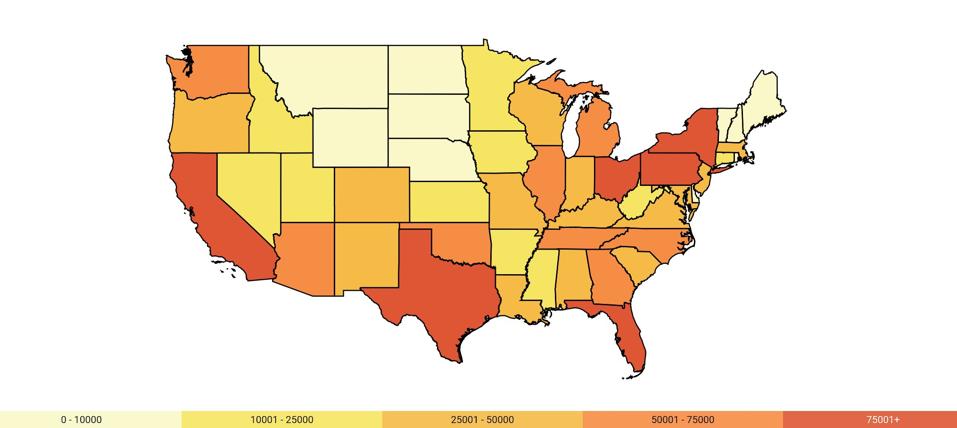 2013-2016 prevalence of HCV by state