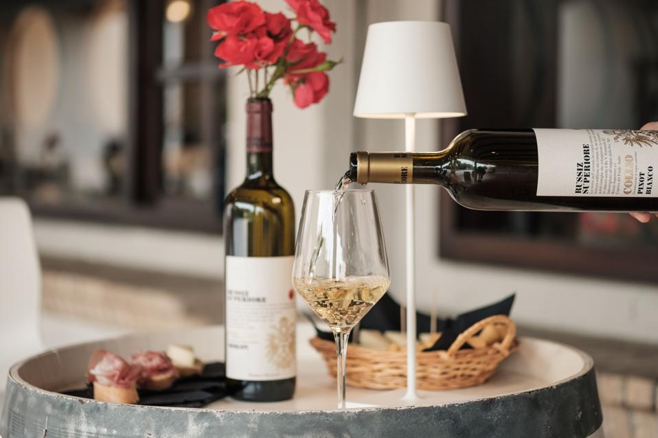 Bottle of Russiz Superiore, Collio, Pinot Bianco Photo courtesy of Tiziano Biagi