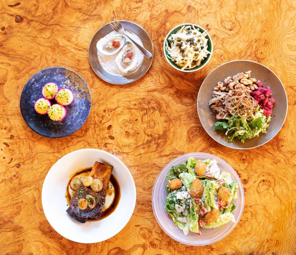 Passover Seder menu items at Nat's on Bank