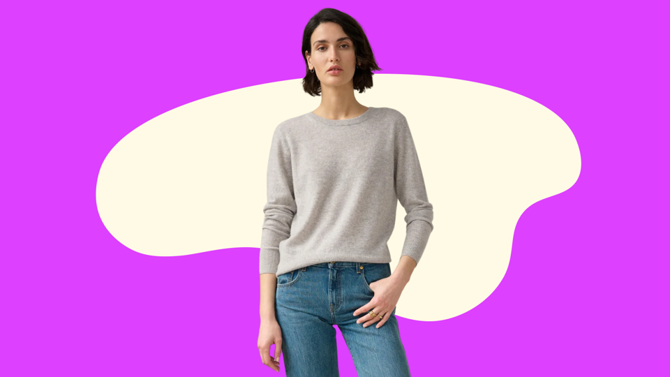 White and warren essential cashmere crewneck outlet