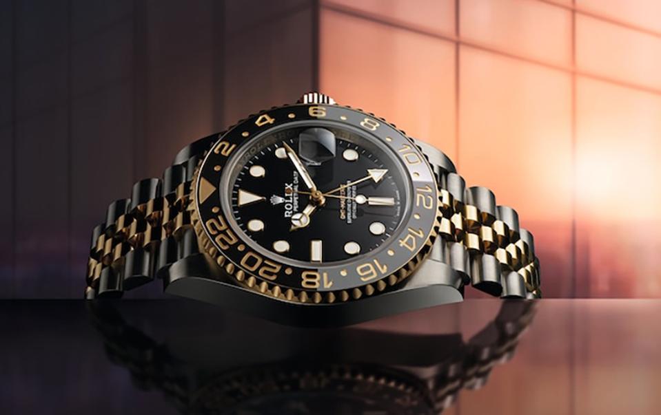 The yellow gold and Rolesor edition of the Rolex GMT-Master.