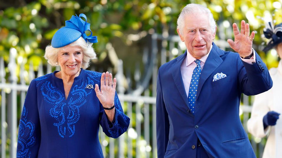 The British Royal Family Attend Easter Mattins Service