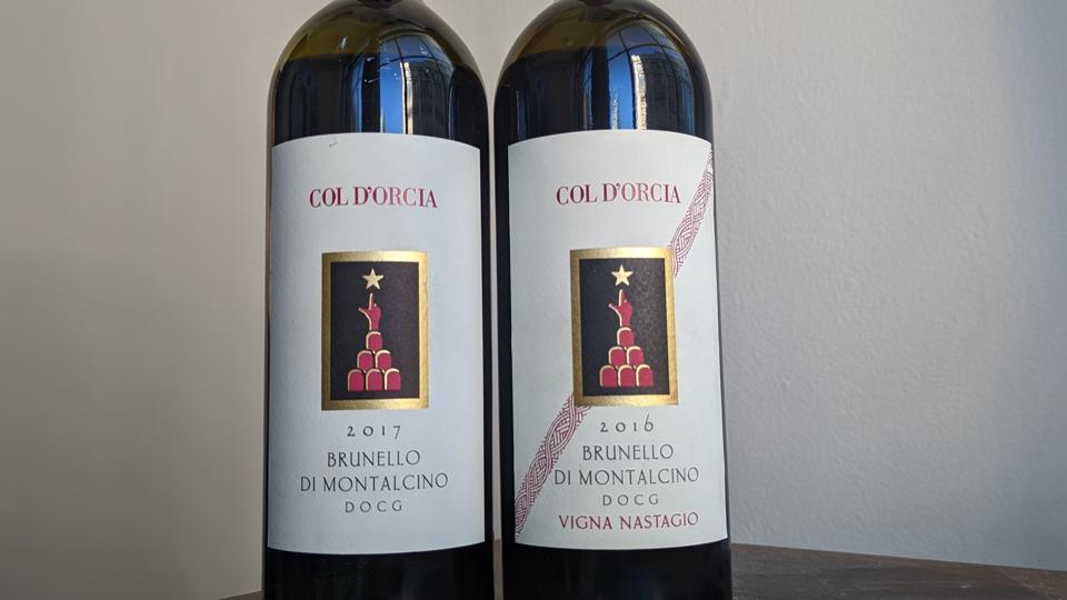 2017 Col d’Orcia, Brunello di Montalcino & 2016 Col d’Orcia, Brunello di Montalcino, Vigna Nastagio 