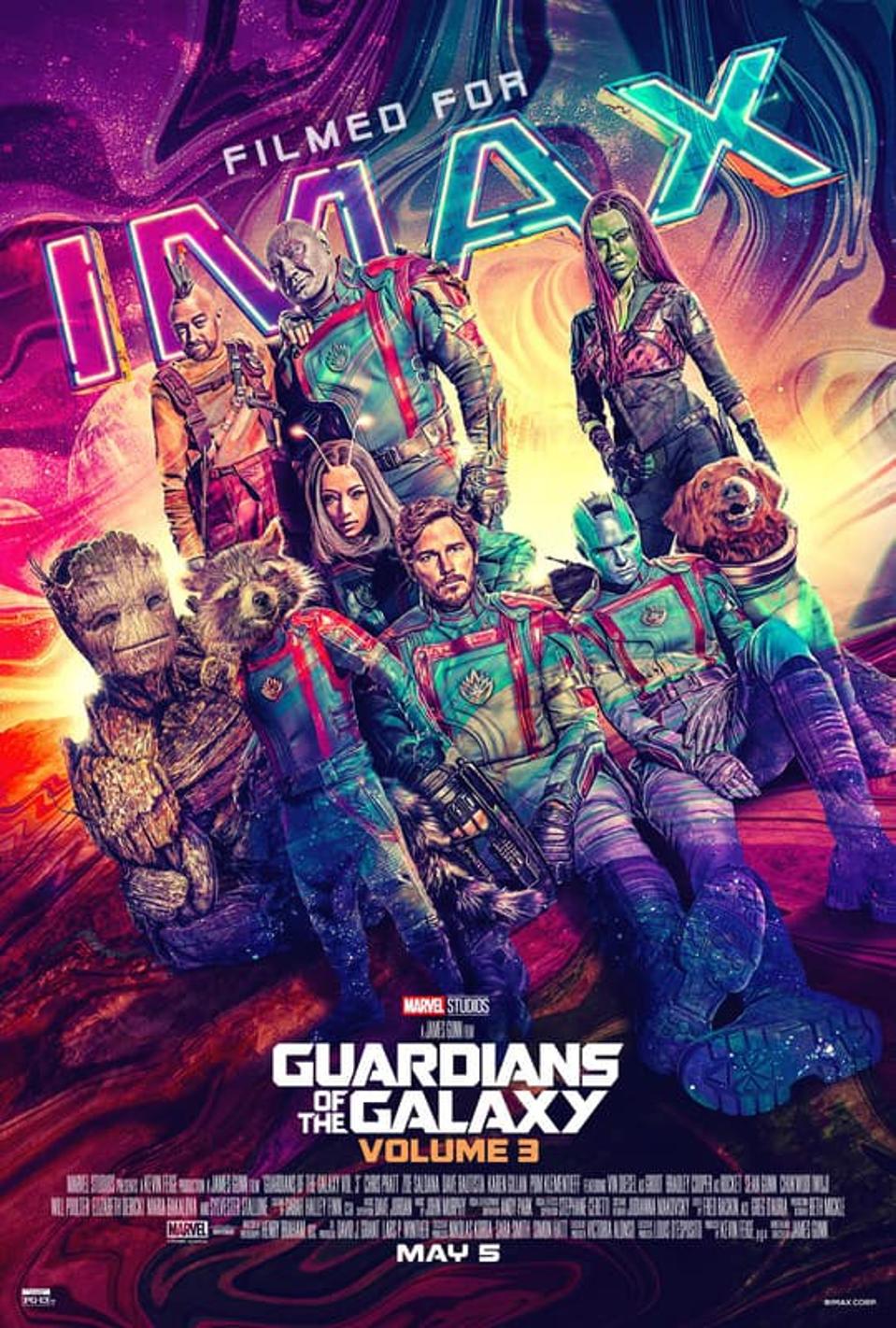 Guardians Of The Galaxy Vol. 3' Eyes $130 Million Box Office Debut, image size:959x1422