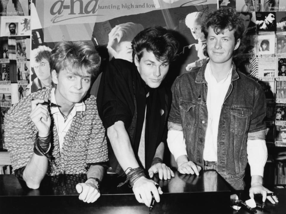 A-Ha HMV Oxford Street