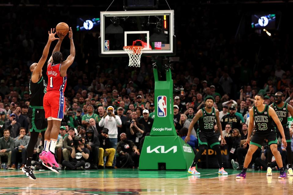 James Harden game winner over the Boston Celtics