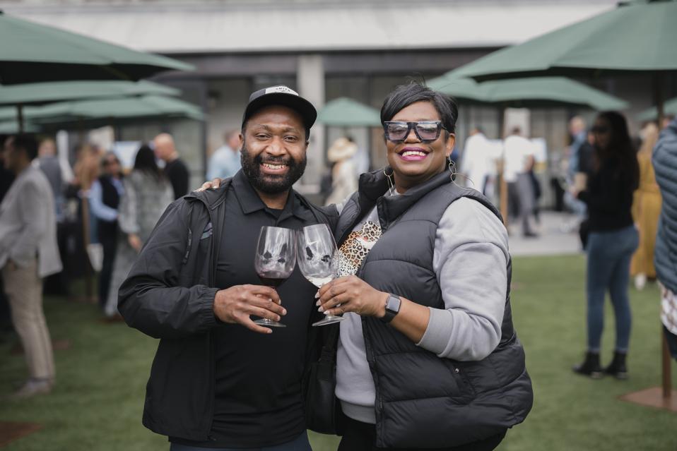 Two Guests at the Calistoga Food & Wine Festival