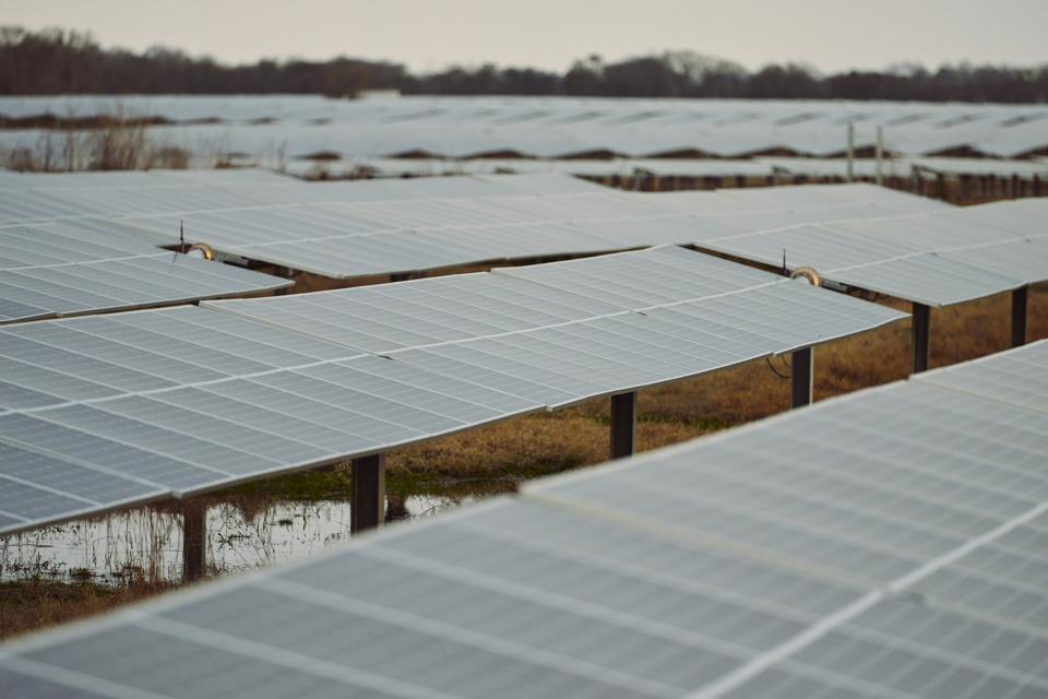 Solar farm in Texas