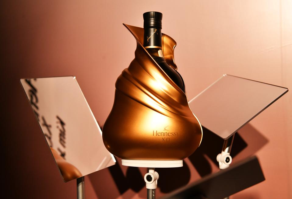 The Hennessy X.O limited edition bottle by Kim Jones.