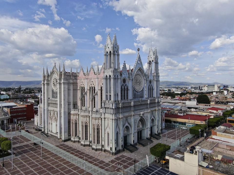Cathedral in Guanajuato, Mexico.