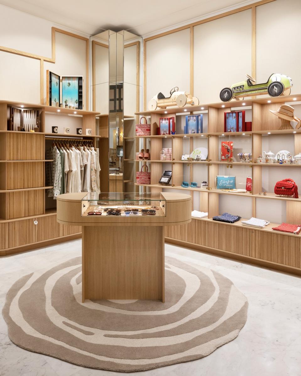 Interior of the newly remodelled Le Boutique du Bristol.