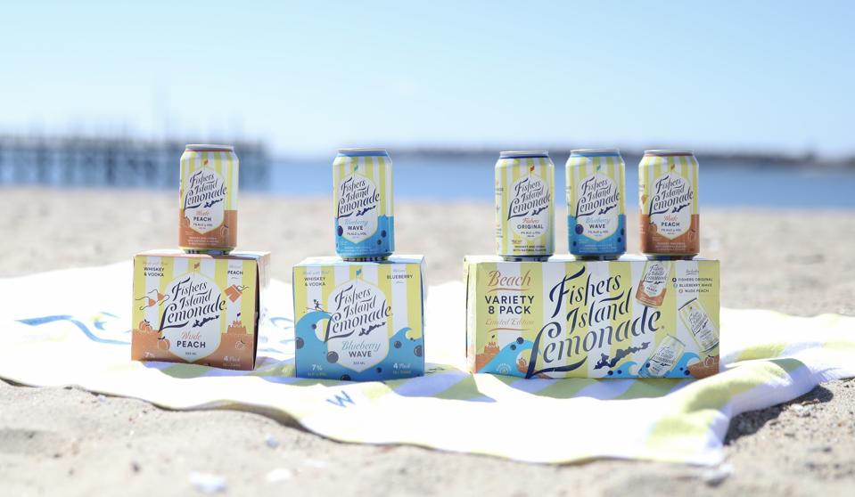 Nude Peach and Blueberry Wave, along with a Variety 8-Pack are recent additions to the Fishers Island Lemonade lineup.