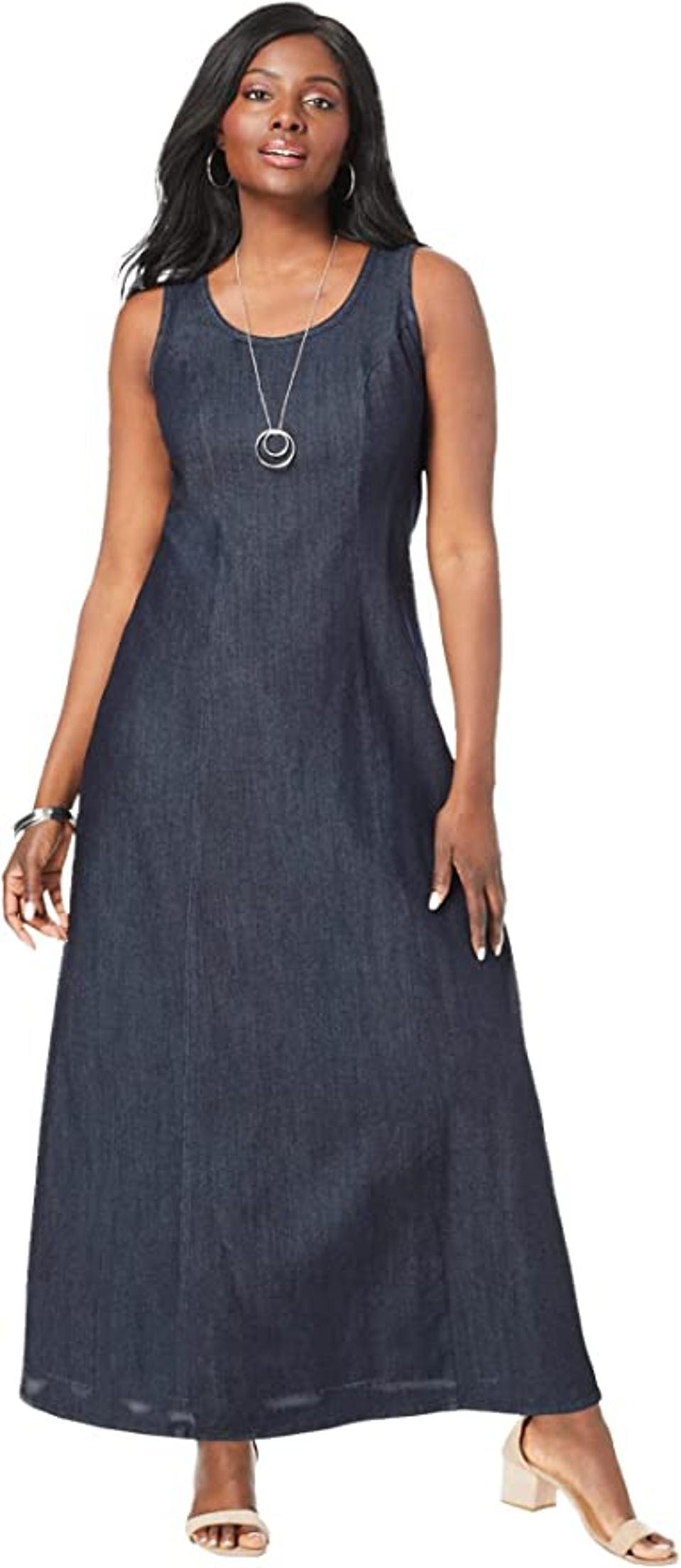 amazon women's plus size dresses SCOMCHIC Women Maxi Dress Short Sleeve Wrap V Neck High Low Split Ruffle Long Dress Black at Clothing store Final Sale Plus Size Off