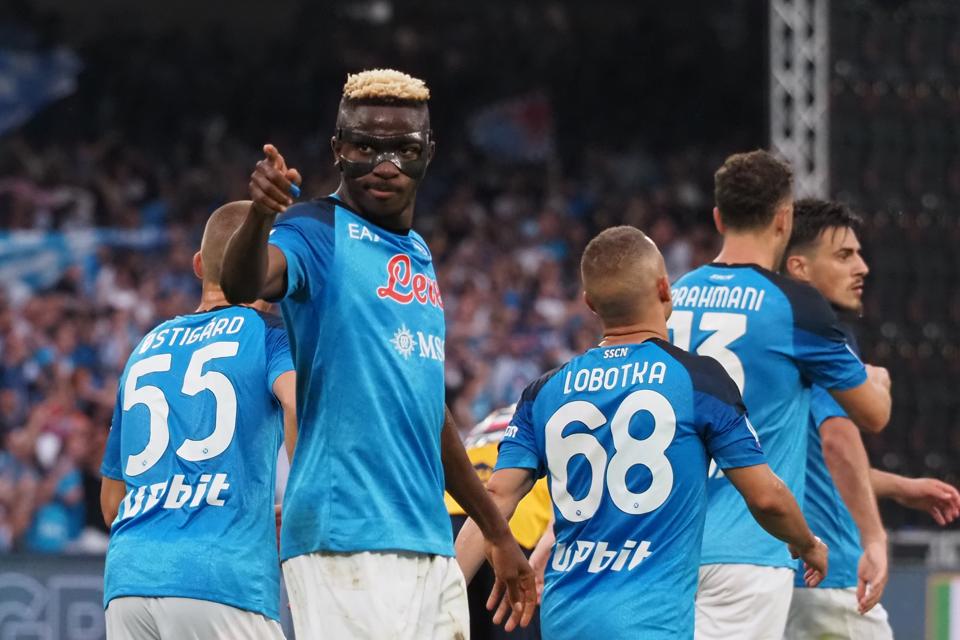 Victor Osimhen player of Napoli, during the match of the...