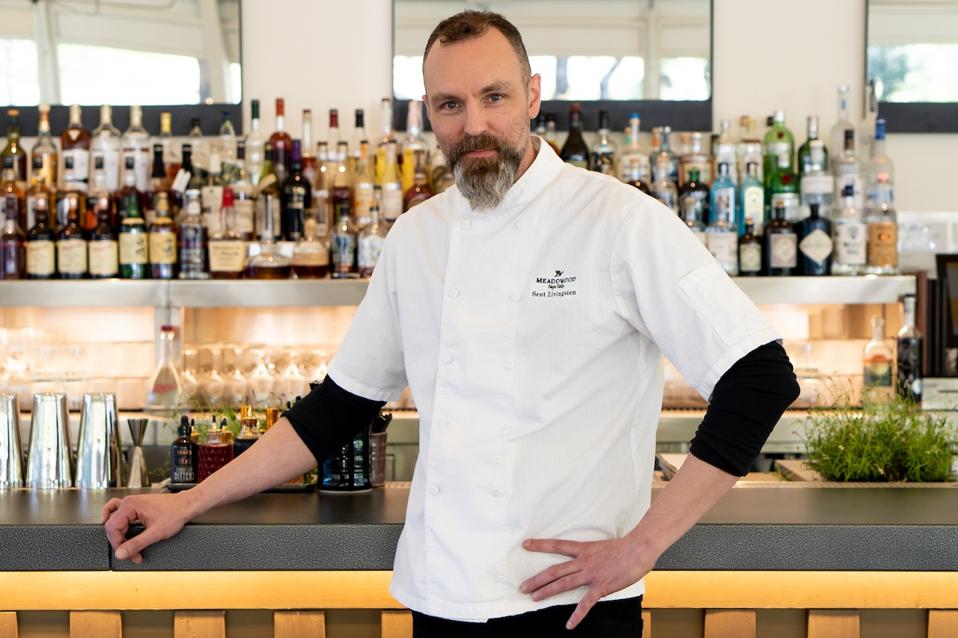 Chef Scot Livingston of Forum Restaurant at the Meadowood Resort, CA